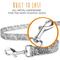 Show in main carousel: Mighty Paw Polyester Designer Dog Leash, Grey Paisley, 6-ft long, Lite slide 5 of 9
