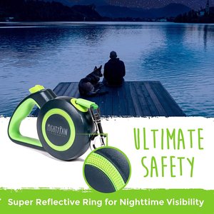 Mighty Paw Retractable 2.0 Dog Leash, Green, Lite