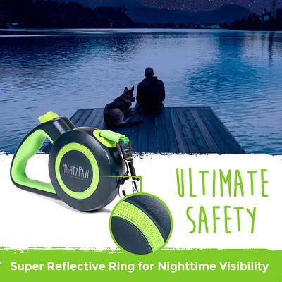 Show full view: Mighty Paw Retractable 2.0 Dog Leash, Green, Lite slide 4 of 10