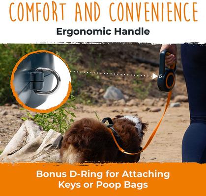 Show full view: Mighty Paw Retractable 2.0 Dog Leash, Orange, Lite slide 9 of 11