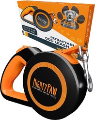 Mighty Paw Retractable 2.0 Dog Leash, Orange, Standard