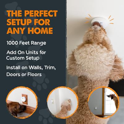 Show full view: Mighty Paw Smart Bell 2.0 Potty Training Dog Doorbell, White, 1 count slide 8 of 12