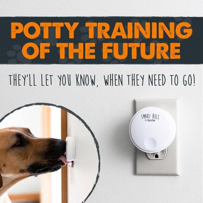 Show full view: Mighty Paw Smart Bell 2.0 Potty Training Dog Doorbell, White, 1 count slide 3 of 12