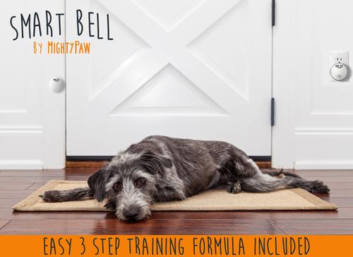 Show full view: Mighty Paw Smart Bell 2.0 Potty Training Dog Doorbell, White, 2 count slide 5 of 13