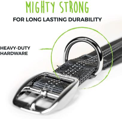 Show full view: Mighty Paw Sport 2.0 Dog Collar, Grey, Small slide 3 of 4