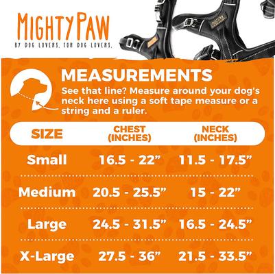 Show full view: Mighty Paw Sport 2.0 Dog Harness, Black, Large slide 2 of 9