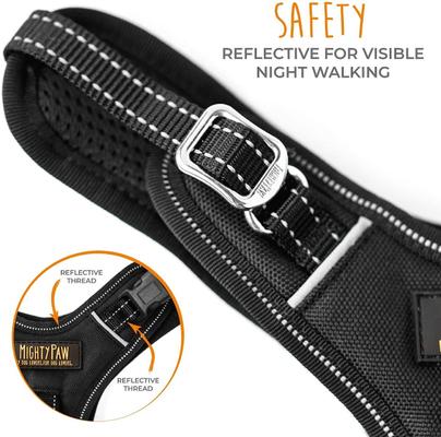 Show full view: Mighty Paw Sport 2.0 Dog Harness, Black, Large slide 7 of 9