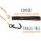 Show in main carousel: Mighty Paw Stainless Steel Chew Proof Cable Leash, 6-ft long, Orange slide 7 of 10