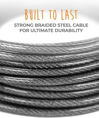 Show full view: Mighty Paw Tie Out Cable Dog Leash, 30-ft, X-Large slide 4 of 10