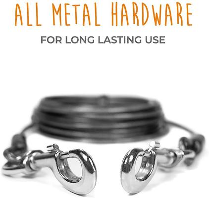 Show full view: Mighty Paw Tie Out Cable Dog Leash, 30-ft, X-Large slide 6 of 10