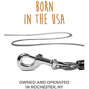 Mighty Paw Tie Out Cable Dog Leash, 30-ft, X-Large