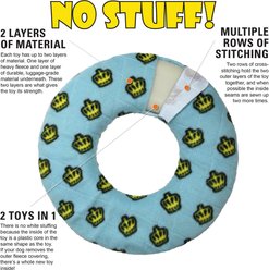 Mighty Ring Squeaky Plush Dog Toy, Blue slide 2 of 7