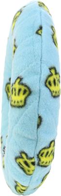 Show full view: Mighty Ring Squeaky Plush Dog Toy, Blue slide 2 of 8