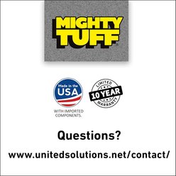 Mighty Tuff Airtight Pet Food Storage Container Bundle with Wheels & Scoop, Gray, 48-lbs slide 2 of 7