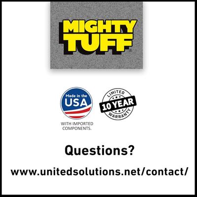 Show full view: Mighty Tuff Airtight Pet Food Storage Container Bundle with Wheels & Scoop, Gray, 48-lbs slide 8 of 9