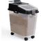 Show in main carousel: Mighty Tuff Airtight Pet Food Storage Container with Wheels & Scoop, Gray, 36-lb slide 1 of 9