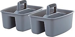 Mighty Tuff Rough & Rugged All-Purpose Cleaning Caddy, Gray, 2 count