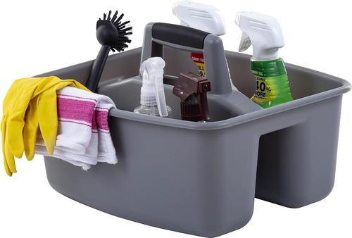 Show full view: Mighty Tuff Rough & Rugged All-Purpose Cleaning Caddy, Gray, 2 count slide 4 of 8