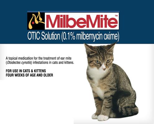 Milbemite Otic Solution for Cats