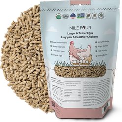 Mile Four 16% Organic Pellet Layer Chicken & Duck Feed, 2-lb bag slide 2 of 9
