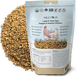 Mile Four 21% Organic Whole Grain Starter Chicken & Duck Feed, 2-lb bag slide 2 of 9