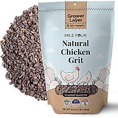 Mile Four Chicken Grit Digestive Supplement, 4-lb bag