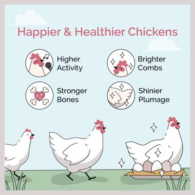 Show full view: Mile Four Grower Organic 18% Protein Pellet Chicken & Duck Feed, 23-lb bag slide 3 of 9