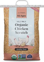 Mile Four Organic 11% Protein Scratch Chicken & Duck Treat, 23-lb bag