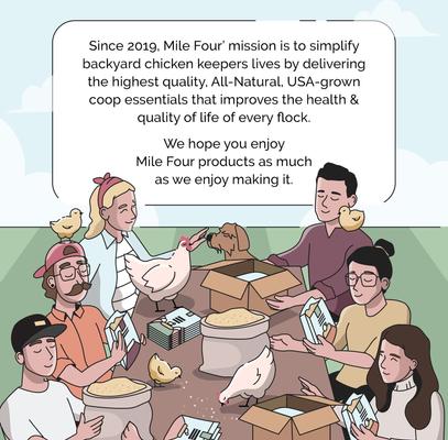 Show full view: Mile Four Organic Coop & Nesting Box Hemp Chicken Bedding, 1-lb bag slide 9 of 9