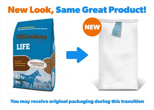 Show full view: Milestone Life Maintenance Horse Feed, 40-lb bag slide 2 of 3