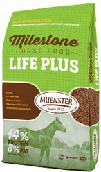 Milestone Life Plus High Fat, Low Starch Horse Feed, 40-lb bag