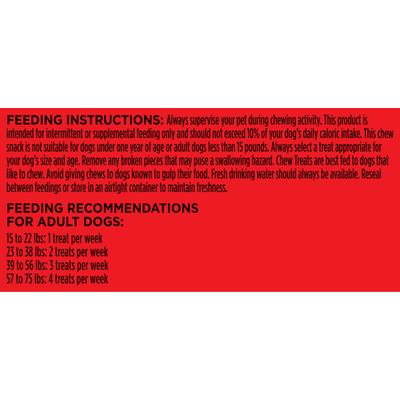 Show full view: Milk-Bone Comfort Chews Real Beef Dog Treats, 16 count slide 9 of 11