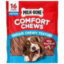 Milk-Bone Comfort Chews Real Beef Dog Treats, 16 count