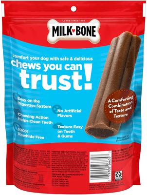 Show full view: Milk-Bone Comfort Chews Real Beef Dog Treats, 3 count, case of 5 slide 3 of 11