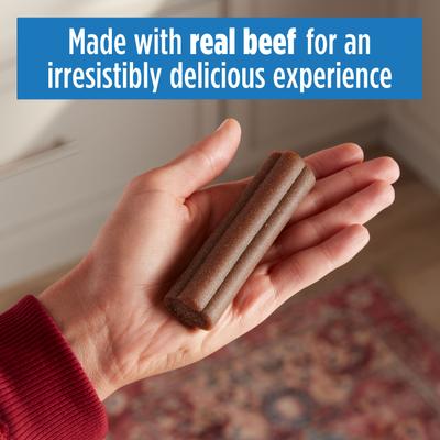 Show full view: Milk-Bone Comfort Chews Real Beef Dog Treats, 3 count, case of 5 slide 5 of 11