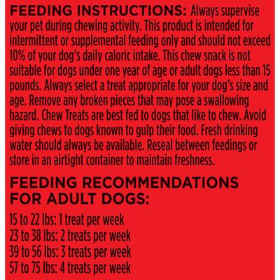Show full view: Milk-Bone Comfort Chews Real Beef Dog Treats, 3 count, case of 5 slide 9 of 11