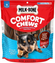 Milk-Bone Comfort Chews Real Beef Dog Treats, 9 count