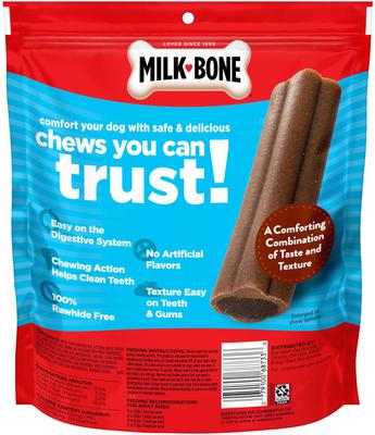 Show full view: Milk-Bone Comfort Chews Real Beef Dog Treats, 9 count slide 3 of 11