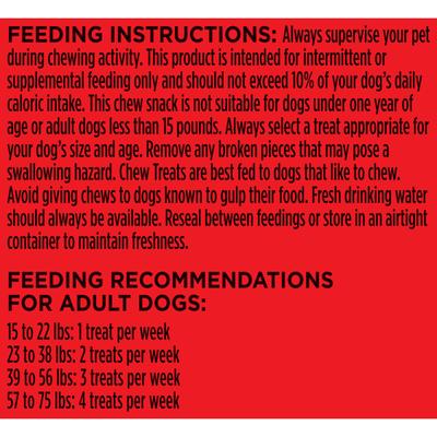 Show full view: Milk-Bone Comfort Chews Real Beef Dog Treats, 9 count slide 9 of 11