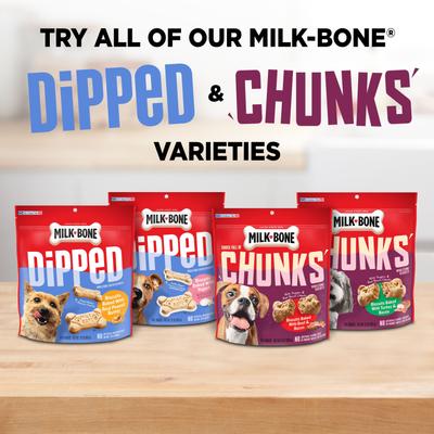 Show full view: Milk-Bone Dipped Vanilla Yogurt Crunchy Dog Treats, 12-oz bag, case of 4 slide 7 of 10