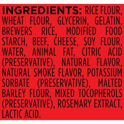 Show full view: Milk-Bone Flavor Rolls Beefy Cheesy, Yes Please-y! Rawhide Free with Beef Dog Chew Treats, 1 count slide 10 of 12
