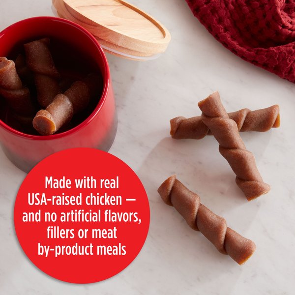 Milk-Bone Flavor Twists Chews Easy Peasy Chicken Cheesy Dog Treats