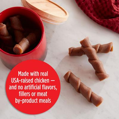 Show full view: Milk-Bone Flavor Rolls Chicken Doodle Dandy Rawhide Free with Chicken Dog Chew Treats, 5 count slide 5 of 12