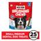 Show in main carousel: Milk-Bone Fresh Breath Brushing Chews Small/Medium Mint Flavor Daily Dental Dog Treats, 25 count, bundle of 5 slide 3 of 12