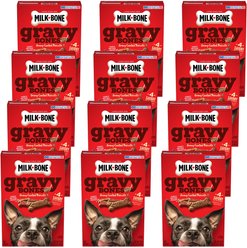 Milk-Bone GravyBones Small Biscuit Dog Treats, 14.16-lb bundle