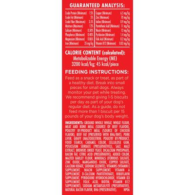 Show full view: Milk-Bone GravyBones Small Biscuit Dog Treats, 14.16-lb bundle slide 9 of 11