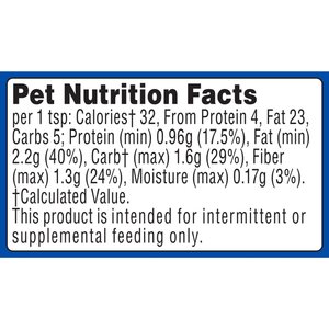 Milk-Bone Jif Natural Peanut Butter Spread Lickable Dog Treat, 5-oz pouch, case of 4