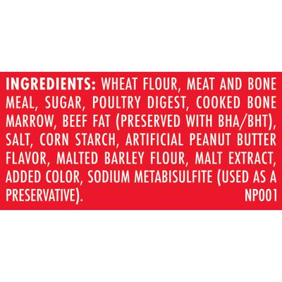 Show full view: Milk-Bone MaroSnacks Peanut Butter Flavor with Bone Marrow Crunchy Dog Treats, 15-oz box slide 10 of 12