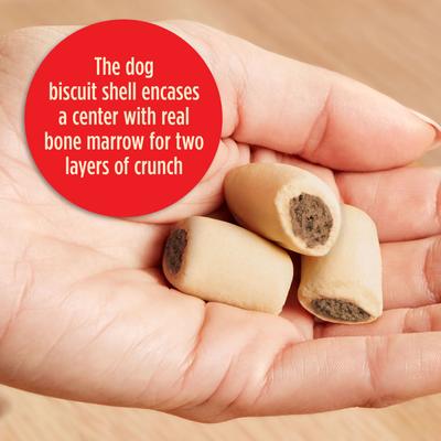 Show full view: Milk-Bone MaroSnacks Peanut Butter Flavor with Bone Marrow Crunchy Dog Treats, 15-oz box slide 5 of 12