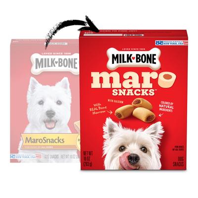 Show full view: Milk-Bone MaroSnacks Real Bone Marrow Dog Treats, 10-oz box slide 3 of 12